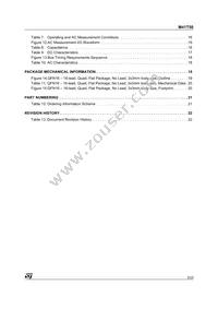 M41T50Q6F Datasheet Page 3