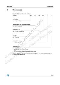 M41T56C64MY6E Datasheet Page 17