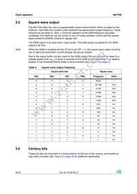 M41T66Q6F Datasheet Page 20