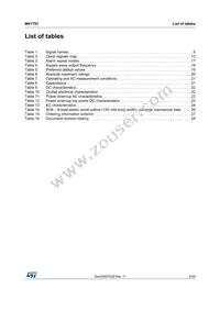 M41T81MX6 Datasheet Page 3
