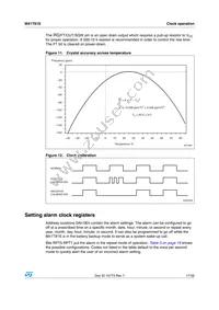 M41T81SMY6E Datasheet Page 17