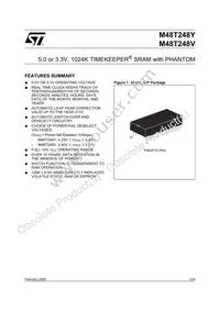 M48T248Y-70PM1 Datasheet Cover