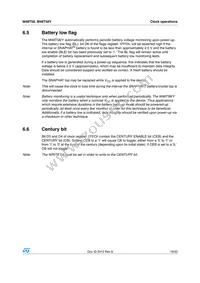 M48T58Y-70MH1E Datasheet Page 19