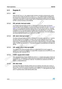 M48T86MH1F Datasheet Page 20