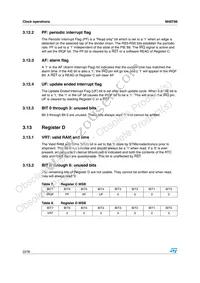 M48T86MH1F Datasheet Page 22