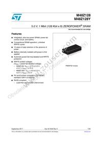 M48Z128Y-85PM1 Datasheet Cover