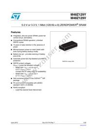 M48Z129V-85PM1 Datasheet Cover