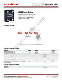 M5060TB800 Datasheet Cover