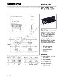 M57184N-715B Datasheet Cover