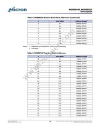 M58BW16FB5ZA3F Datasheet Page 18