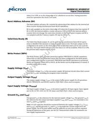 M58BW16FB5ZA3F Datasheet Page 23