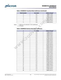 M58BW32FT4D150 Datasheet Page 17