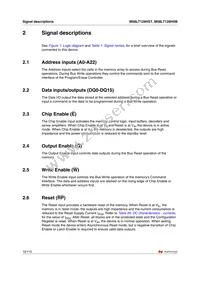M58LT128HST8ZA6F TR Datasheet Page 12