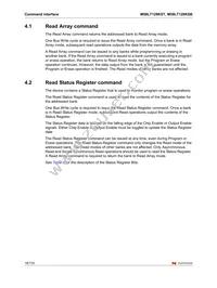 M58LT128KST8ZA6E Datasheet Page 18