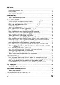 M58LW032C90ZA1 Datasheet Page 4