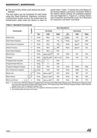 M58WR064ET70ZB6T Datasheet Page 16