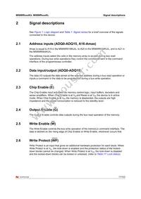 M58WR064KU70ZA6E Datasheet Page 17