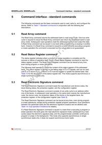 M58WR064KU70ZA6E Datasheet Page 23