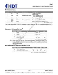 M665-02-AD-ALJT Datasheet Page 2