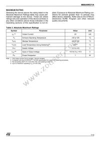 M68AW031AM70N6T Datasheet Page 7