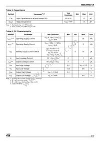 M68AW031AM70N6T Datasheet Page 9