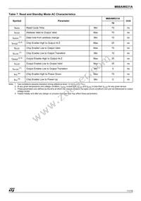 M68AW031AM70N6T Datasheet Page 11