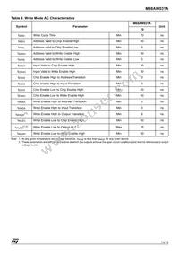M68AW031AM70N6T Datasheet Page 13