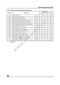 M68AW128ML70ZB6 Datasheet Page 11