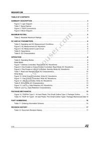 M68AW512ML70ND6 Datasheet Page 2