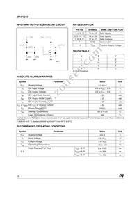 M74HC03RM13TR Datasheet Page 2