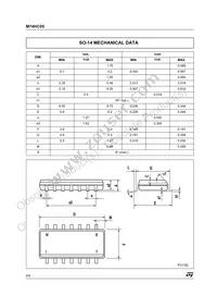 M74HC05RM13TR Datasheet Page 6
