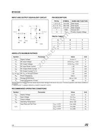 M74HC08B1R Datasheet Page 2