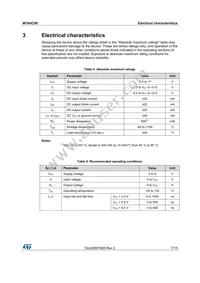 M74HC08RM13TR Datasheet Page 7