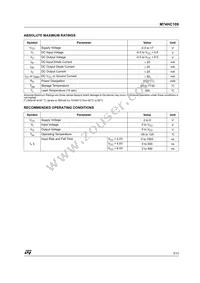 M74HC109RM13TR Datasheet Page 3