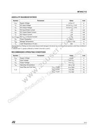 M74HC112RM13TR Datasheet Page 3