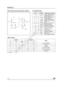 M74HC123RM13TR Datasheet Page 2