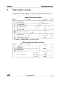 M74HC126TTR Datasheet Page 5