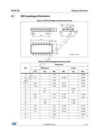 M74HC126TTR Datasheet Page 11