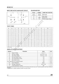 M74HC133RM13TR Datasheet Page 2