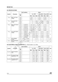 M74HC138TTR Datasheet Page 4