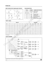 M74HC148TTR Datasheet Page 2