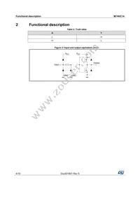 M74HC14YTTR Datasheet Page 4
