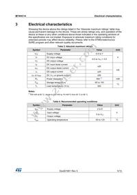 M74HC14YTTR Datasheet Page 5