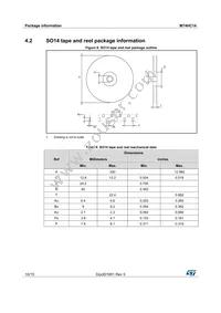M74HC14YTTR Datasheet Page 10