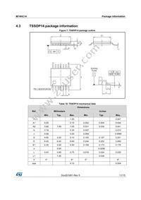 M74HC14YTTR Datasheet Page 11