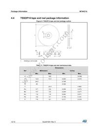 M74HC14YTTR Datasheet Page 12