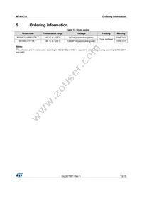 M74HC14YTTR Datasheet Page 13