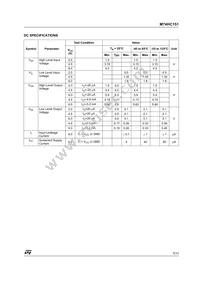 M74HC151TTR Datasheet Page 5