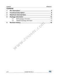 M74HC151YTTR Datasheet Page 2