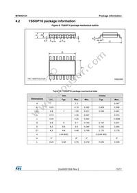 M74HC151YTTR Datasheet Page 15